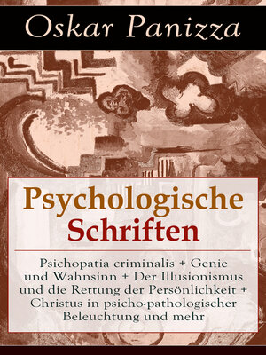 cover image of Psychologische Schriften